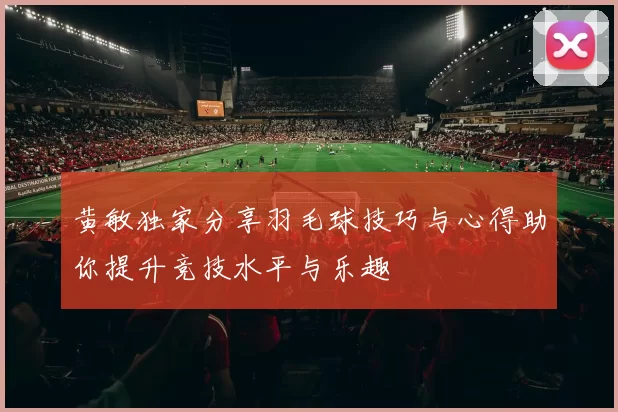 黄敏独家分享羽毛球技巧与心得助你提升竞技水平与乐趣